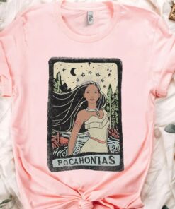 Disney Pocahontas Vintage Portrait Style Graphic Shirt, Meeko, Disneyland Vacation Family Birthday Gift Adult Kid Toddler Tee