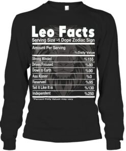 Leo Facts Birthday Shirt, Gift For Leo