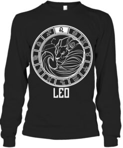 Leo Symbol Zodiac Sign July & August Birthday Shirt