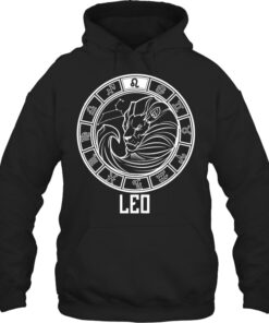 Leo Symbol Zodiac Sign July & August Birthday Shirt