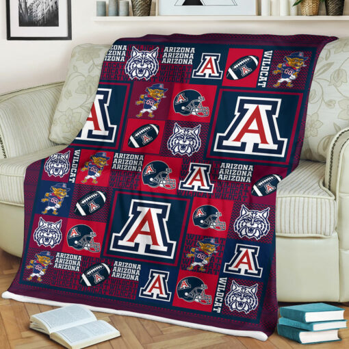 Ncaa Arizona Wildcats Blanket Gifts For University Football Fans
