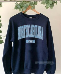 North Carolina Sweatshirt, North Carolina Fan Tshirt, Distressed North Carolina shirt, North Carolina Gift, College Student Unisex Tee