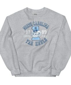 UNC Chapel Hill Vintage 1780 #1 Logo Crewneck Sweatshirt University North Carolina