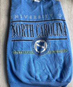 UNC Crewneck Distressed Carolina Sweatshirt Hoodie Shirt Gifts for NCAA Fans