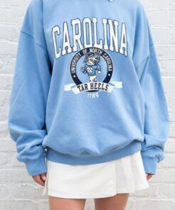 UNC Tar Heels Sweatshirt, Carolina College Sweatshirt, NCAA Carolina Shirt, Distressed Carolina Sweatshirt, Carolina Student Gift