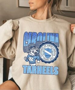University of North Carolina, unc Vintage UNC Tar Heels Mascot Logo Shirt, NCAA UNC Tar Heels Shirt, Vintage 90s, Collegiate Champions