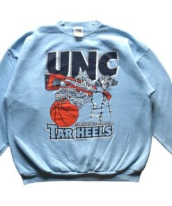 Vintage 90s University North Carolina Tar Heels Crewneck Sweatshirt, Gifts for Carolina Fan