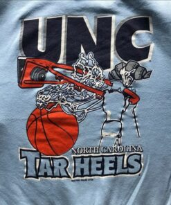Vintage 90s University North Carolina Tar Heels Crewneck Sweatshirt, Gifts for Carolina Fan