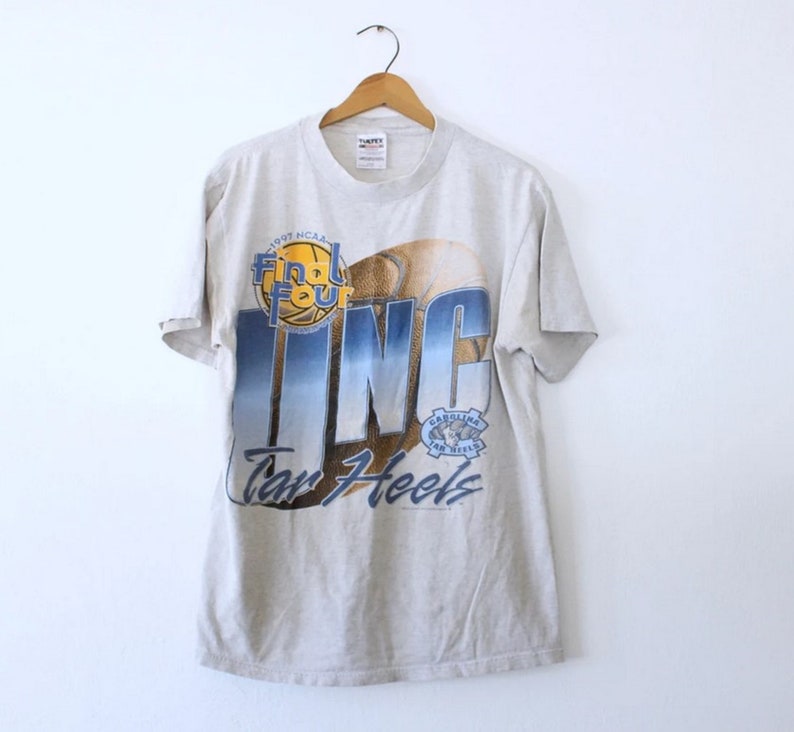 Vintage 90s University of North Carolina Tar Heels Final Four 1997 Shirt, North Carolina SweatShirt, North Carolina Hoodie, Gift For Her