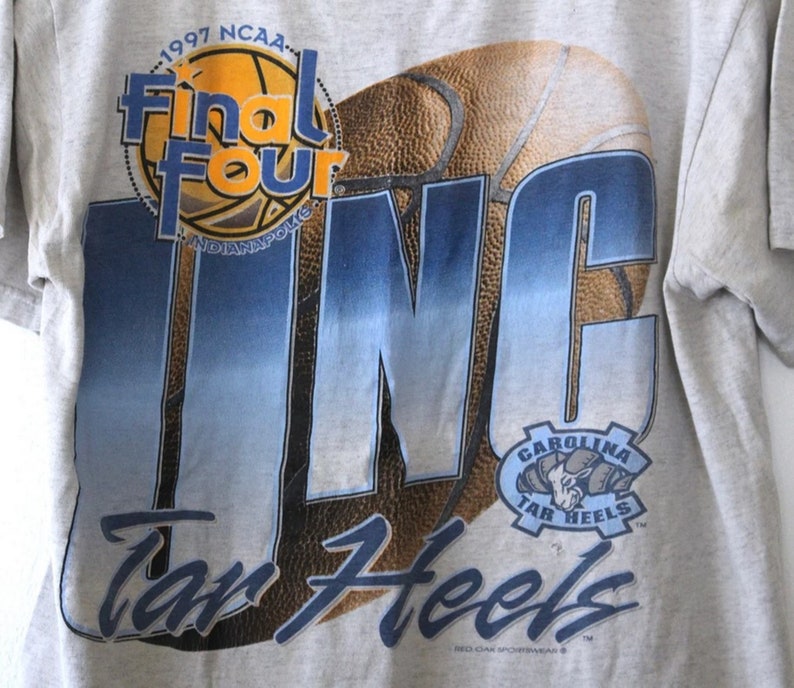 Vintage 90s University of North Carolina Tar Heels Final Four 1997 Shirt, North Carolina SweatShirt, North Carolina Hoodie, Gift For Her