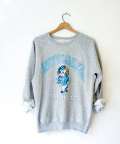 Vintage 90s University of North Carolina Tar Heels Sweatshirt, Vintage 90s Shirt, Gift For Her, Gift For Him