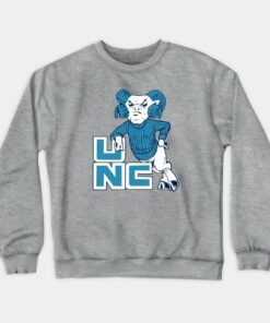 Vintage Logo U of North Carolina Mascot - Clean Version Crewneck Sweatshirt Hoodie Shirt