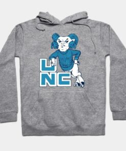 Vintage Logo U of North Carolina Mascot - Clean Version Crewneck Sweatshirt Hoodie Shirt