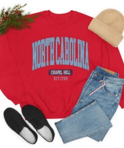 Vintage North Carolina Sweatshirt, North Carolina Fan Crewneck Sweatshirt, Distressed North Carolina Sweatshirt, North Carolina Gift