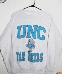 Vintage UNC Tar Heels Mascot Logo Sweatshirt, NCAA UNC Tar Heels Shirt, University of North Carolina, Unisex Shirt, Vintage Shirt