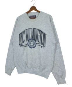 Vintage University Of North Carolina Wilmington Sweatshirt College Jumper Sweater