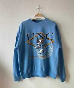 Vintage University of North Carolina Tar Heels Crewneck Sweatshirt, Vintage 90s Shirt, North Carolina Shirt, Gift For Her, Gift For Him