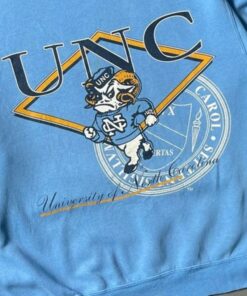 Vintage University of North Carolina Tar Heels Crewneck Sweatshirt, Vintage 90s Shirt, North Carolina Shirt, Gift For Her, Gift For Him