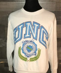 Vintage University of North Carolina Tarheels NCAA 1980s Sweatshirt, North Carolina Sweater, Gift for Her, Gift For Him