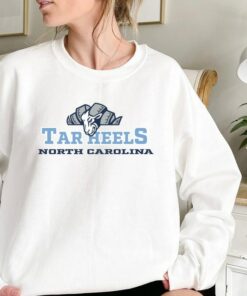 Vintage University of North Carolina Unisex Tar Heels Crewneck Sweatshirt Gifts for NCAA Fans