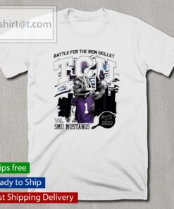 Battle For The Iron Skillet 2022 TCU Horned Frogs Vs. Smu Mustangs Shirt, University Football Fan Shirt, TCU Shirts Gift for Fans