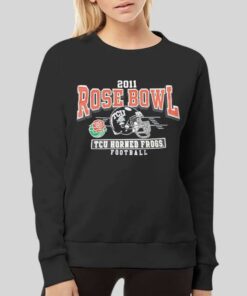 Horned Frogs Rose Bowl 2011 Vintage TCU Sweatshirt TCU Shirt Sweatshirt Hoodie Reprinted Full Size Gifts for NCAA Fans