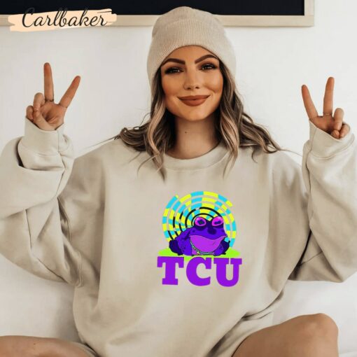 Hypnotoad Frogs Football Shirts, Hypnotoad Funny Frog Tee, Gifts For TCU Fan, Frogs Hypnotoad Sweatshirt, TCU Sweatshirt