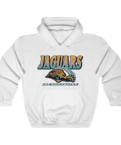Jacksonville Jaguars Retro 1990's NFL Unisex Hoodie Sweatshirt Shirt Gifts for Fans