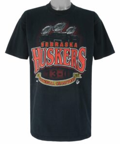 NCAA Nebraska Huskers National Champions T-Shirt 1997 Vintage Style Hoodie Sweatshirt Reprinted Full Size Gifts for Fans