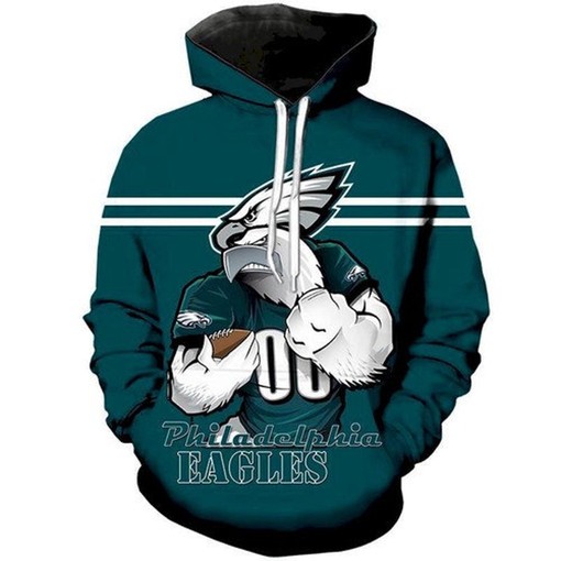 Philadelphia Eagles Football Teams Nfl 3D All Over Print Zip-Up Hoodie Option