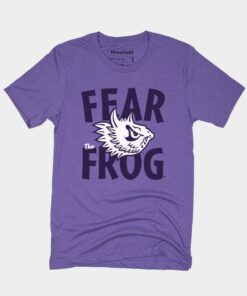 TCU Fear The Frog Vintage T-Shirt TCU Shirt Sweatshirt Hoodie Reprinted Full Size Gifts for NCAA Fans