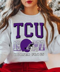 TCU Football Crewneck Sweatshirt, TCU Football Sweatshirt, Football Fan Shirt, University Football Fan Shirt