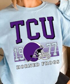 TCU Football Crewneck Sweatshirt, TCU Football Sweatshirt, Football Fan Shirt, University Football Fan Shirt