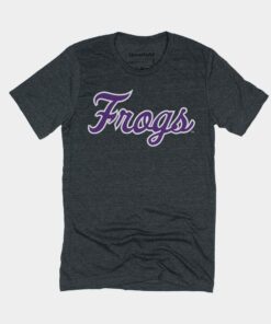 TCU Frogs Baseball Script Tee TCU Shirt Sweatshirt Hoodie Reprinted Full Size Gifts for NCAA Fans