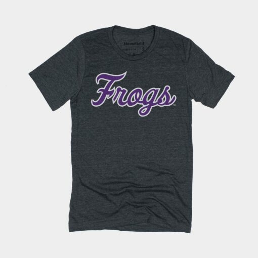 TCU Frogs Baseball Script Tee TCU Shirt Sweatshirt Hoodie Reprinted Full Size Gifts for NCAA Fans