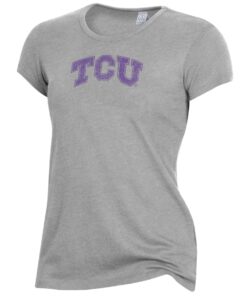 TCU Horned Frogs Alternative Apparel Women's Keepsake T-Shirt, University Football Fan Shirt, TCU Shirts Gift for Fans