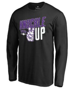 TCU Horned Frogs Fanatics Branded Knuckle Up Long Sleeve T-Shirt, University Football Fan Shirt, TCU Shirts Gift for Fans