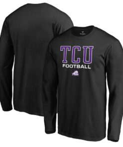 TCU Horned Frogs Fanatics Branded True Sport Football Long Sleeve T-Shirt, University Football Fan Shirt, TCU Shirts Gift for Fans
