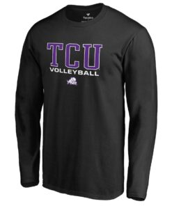 TCU Horned Frogs Fanatics Branded True Sport Volleyball Long Sleeve T-Shirt, University Football Fan Shirt, TCU Shirts Gift for Fans