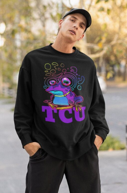 TCU Hypnotoad Sweatshirt, Frogs Hypnotoad Hoodie, Sonny Dykes Frogs Hypnotoad Sweatshirt, Hypnotoad Funny Frog Tee Shirt