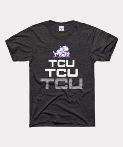 TCU Stacked Tee TCU Shirt Sweatshirt Hoodie Reprinted Full Size Gifts for NCAA Fans