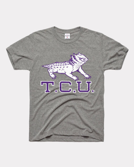 TCU Vintage Frog Tee TCU Shirt Sweatshirt Hoodie Reprinted Full Size Gifts for NCAA Fans