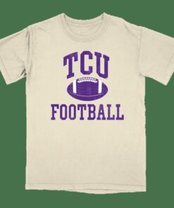 Texas Christian University First And Ten T-Shirt TCU Shirt Sweatshirt Hoodie Reprinted Full Size Gifts for NCAA Fans