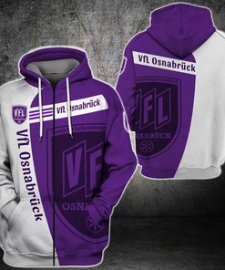 Vfl Osnabrück 3D All Over Print Zip-Up Hoodie Option