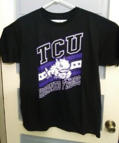 Vintage 90S Texas Christian University Tshirt, TCU Horned Frogs Football Sweatshirt Crewneck Hoodie