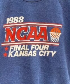 Vintage Style 1988 NCAA Final Four Tournament Kansas City Crewneck Sweatshirt, Vintage Style 90s Shirt, NCAA Kansas City Sweater, Gift For her