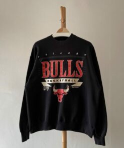 Vintage Style 90s Chicago Bulls Basketball Crewneck Sweatshirt, Chicago Bulls Shirt, Chicago Bulls Hoodie, Gift For Her, Gift For Him
