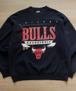 Vintage Style 90s Chicago Bulls Basketball Crewneck Sweatshirt, Chicago Bulls Shirt, Chicago Bulls Hoodie, Gift For Her, Gift For Him