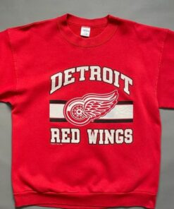 Vintage Style 90s Detroit Red Wings Crewneck Sweatshirt, Detroit Red Wings Shirt, Detroit Red Wings Hoodie, Gift For Her, Gift For Him