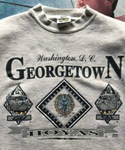 Vintage Style 90s Georgetown Hoyas Georgetown University crewneck sweatshirt, Vintage Style 90s Shirt, Gift For Her, Gift For Her